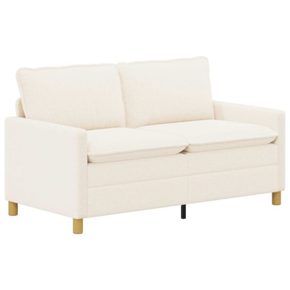 vidaXL Pohovka Krémová 156 x 81 x 87,5 cm Látka – Obrázok 2