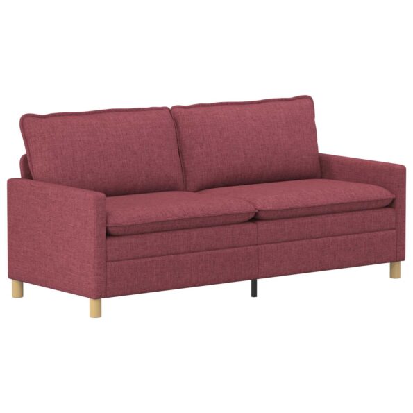 vidaXL Pohovka Víno červené 196 x 81 x 87,5 cm Látka – Obrázok 2