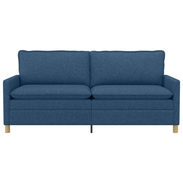vidaXL Pohovka Modrá 196 x 81 x 87,5 cm Látka – Obrázok 3