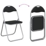 vidaXL Skladacia stolička 2 pcs Čierna a Šedá 48 x 43,5 x 81 cm – Obrázok 11
