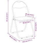 vidaXL Skladacia stolička 2 pcs Čierna a Šedá 48 x 43,5 x 81 cm – Obrázok 13