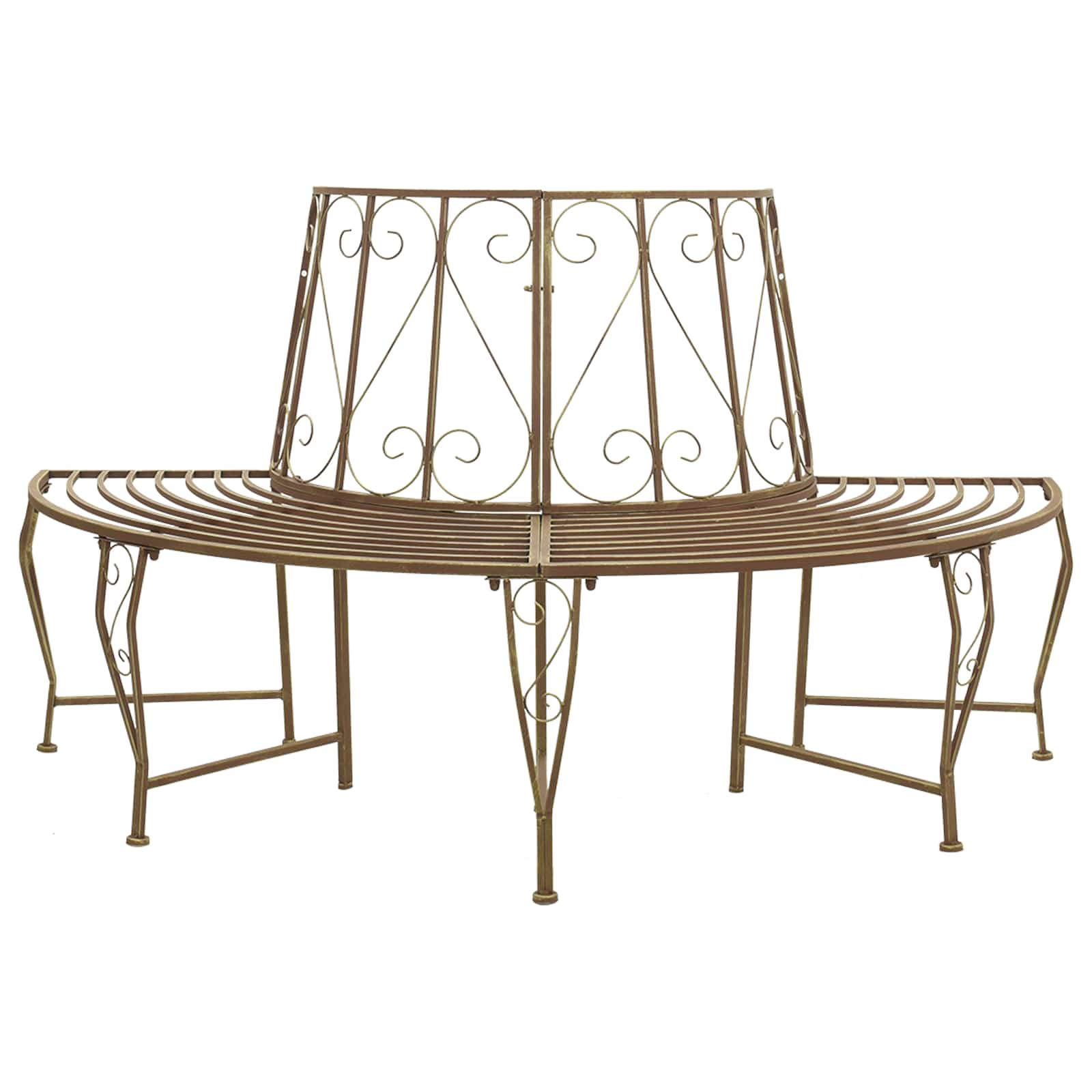 42029502_1.jpg vidaXL Stromová lavička 4-Počet miest 160 x 80 x 89 cm Oceľ – Obrázok 1