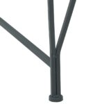 vidaXL Stromová lavička 8-Počet miest Ø 160 x 44 cm Oceľ – Obrázok 3