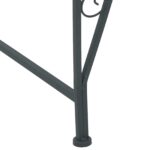vidaXL Stromová lavička 4-Počet miest 160 x 80 x 44 cm Oceľ – Obrázok 3