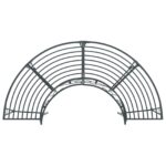 vidaXL Stromová lavička 4-Počet miest 160 x 80 x 89 cm Oceľ – Obrázok 2
