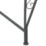 vidaXL Stromová lavička 8-Počet miest Ø 160 x 89 cm Oceľ – Obrázok 3