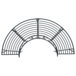 vidaXL Stromová lavička 4-Počet miest 160 x 80 x 89 cm Oceľ – Obrázok 2
