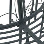 vidaXL Stromová lavička 4-Počet miest 160 x 80 x 89 cm Oceľ – Obrázok 4