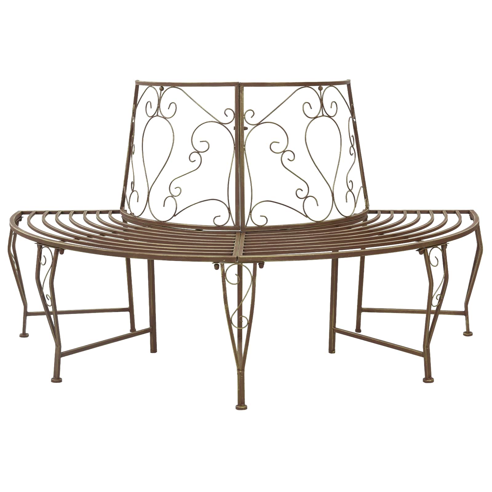 42029534_1.jpg vidaXL Stromová lavička 4-Počet miest 160 x 80 x 89 cm Oceľ – Obrázok 1