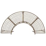 vidaXL Stromová lavička 4-Počet miest 160 x 80 x 89 cm Oceľ – Obrázok 2