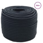 vidaXL Lano na čln Královská modrá 100 m Polyester – Obrázok 2