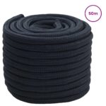 vidaXL Lano na čln Královská modrá 50 m Polyester – Obrázok 2