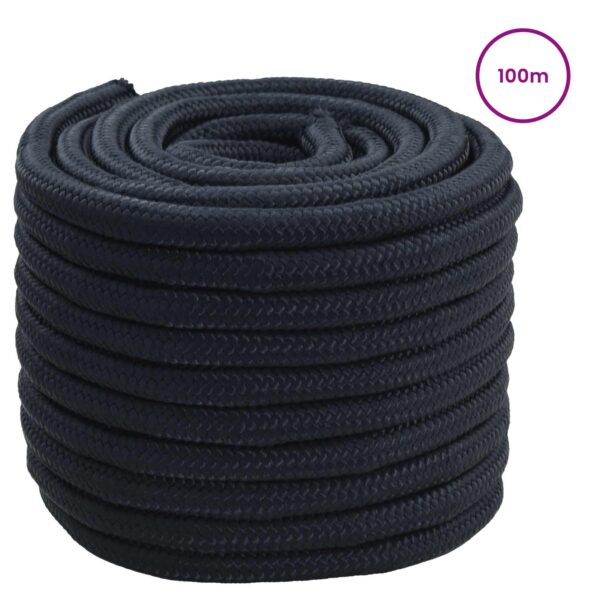 vidaXL Lano na čln Královská modrá 100 m Polyester – Obrázok 2