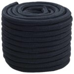 vidaXL Lano na čln Královská modrá 25 m Polyester