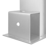 Pomocník na stohovanie dreva 12 pcs Strieborná 34 x 10 x 15 cm Oceľ – Obrázok 9