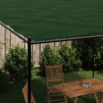 vidaXL Altánok 4 x 3,98 x 2,67 m Zelená Polyester a oceľ – Obrázok 3