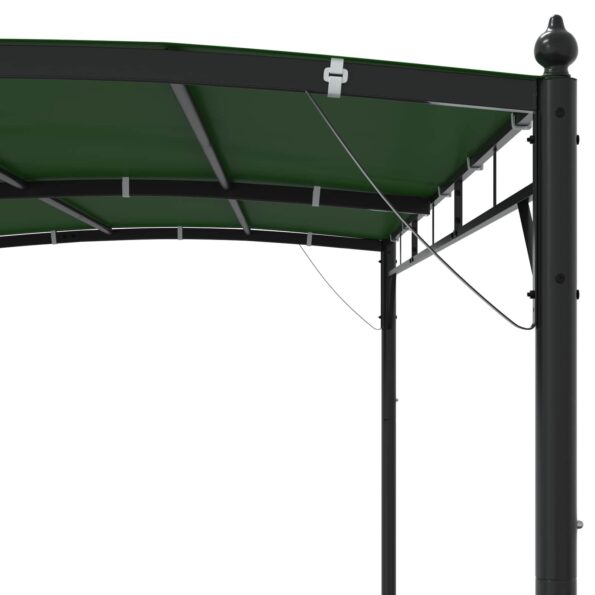 vidaXL Altánok 3 x 3 x 2,55 m Zelená – Obrázok 5