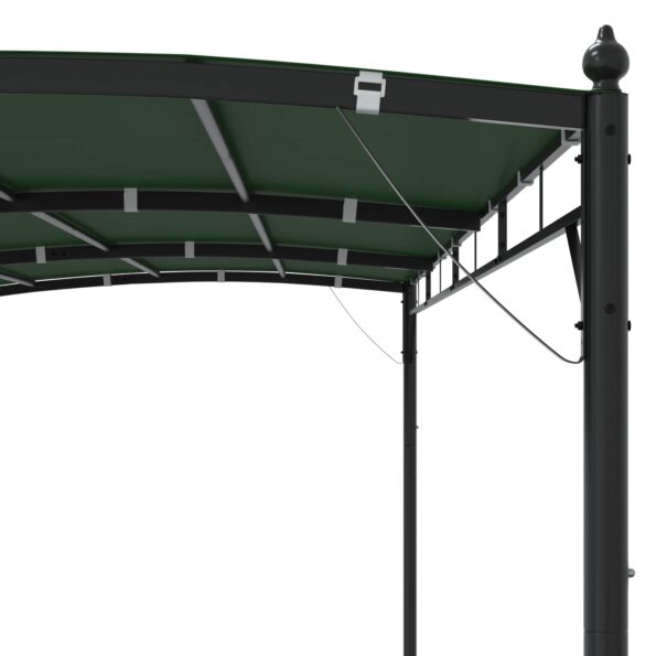 vidaXL Altánok 4 x 3 x 2,55 m Zelená – Obrázok 5