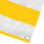 vidaXL Balkónová obrazovka Žltá a biela 75 x 200 cm – Obrázok 4