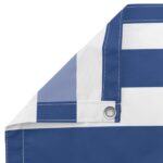 vidaXL Balkónová obrazovka Modrá a biela 90 x 200 cm – Obrázok 5