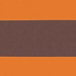 vidaXL Balkónová obrazovka Oranžová a hnedá 75 x 200 cm – Obrázok 7