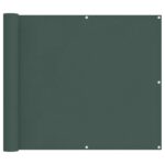 vidaXL Balkónová obrazovka Tmavozelená 100 x 300 cm Oxfordská látka – Obrázok 2