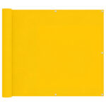 vidaXL Balkónová obrazovka Žltá 100 x 600 cm Oxfordská látka – Obrázok 2