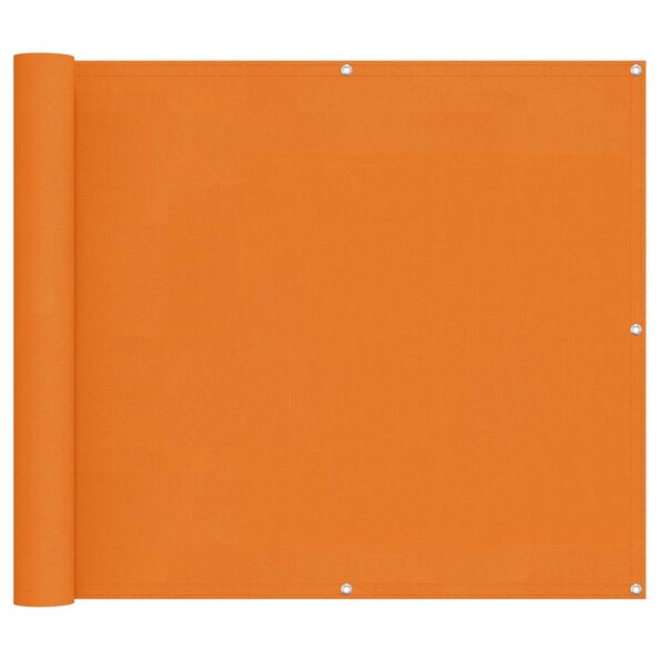 vidaXL Balkónová obrazovka Oranžová 100 x 1000 cm Oxfordská látka – Obrázok 2