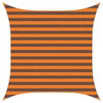 vidaXL Slnečná plachta Oranžová a hnedá 2 x 2 m 100% polyester Oxford – Obrázok 2