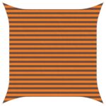 vidaXL Slnečná plachta Oranžová a hnedá 3 x 3 m 100% polyester Oxford – Obrázok 2