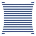 vidaXL Slnečná plachta Modrá a biela 2 x 2 m 100% polyester Oxford – Obrázok 2