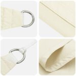 vidaXL Slnečná plachta Krémová 6 x 2,5 m 100% polyester Oxford – Obrázok 4