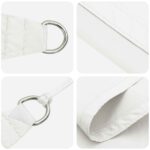 vidaXL Slnečná plachta Biela 6 x 2 m 100% polyester Oxford – Obrázok 4