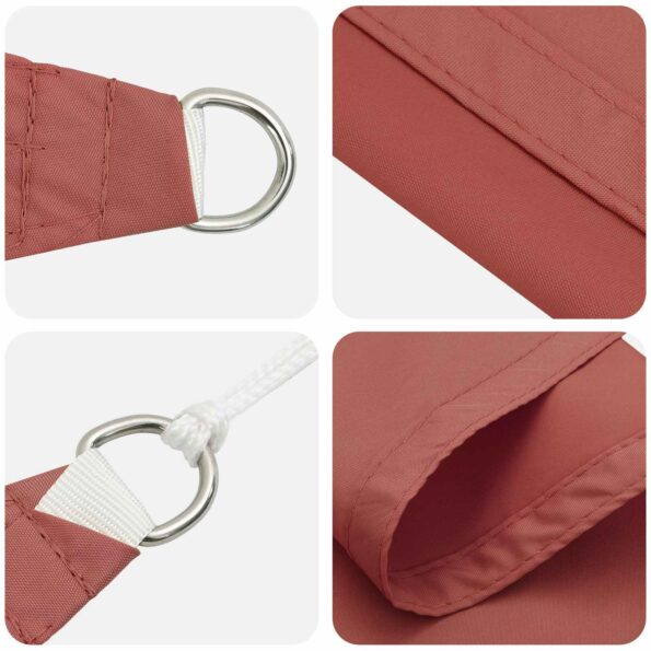 vidaXL Slnečná plachta Tehlová 6 x 2 m 100% polyester Oxford – Obrázok 4