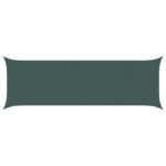 vidaXL Slnečná plachta Tmavozelená 2 x 6 m 100% polyester Oxford – Obrázok 2