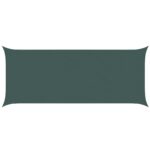 vidaXL Slnečná plachta Tmavozelená 6 x 2,5 m 100% polyester Oxford – Obrázok 2