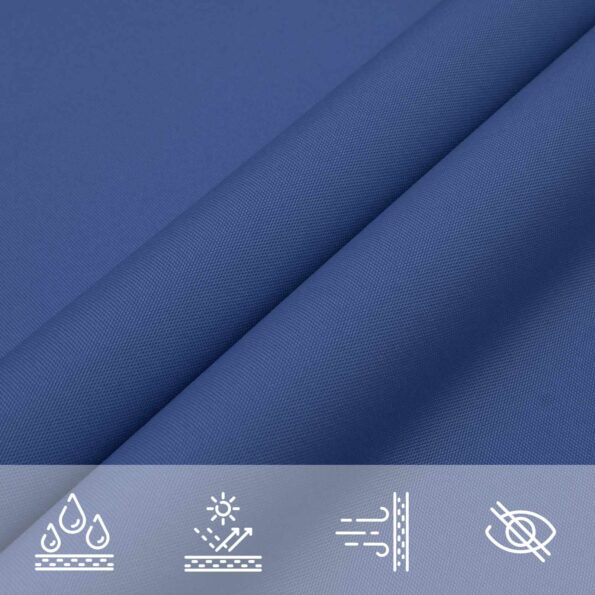vidaXL Slnečná plachta Modrá 6 x 2,5 m 100% polyester Oxford – Obrázok 6