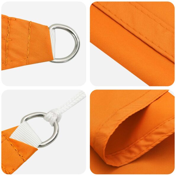 vidaXL Slnečná plachta Oranžová 6 x 2,5 m 100% polyester Oxford – Obrázok 4