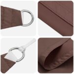 vidaXL Slnečná plachta Hnedá 6 x 2 m 100% polyester Oxford – Obrázok 4
