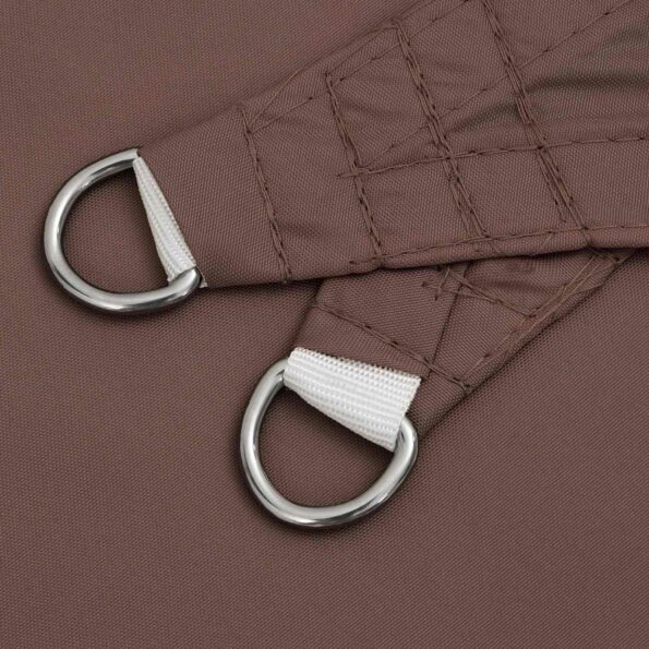 vidaXL Slnečná plachta Hnedá 6 x 2,5 m 100% polyester Oxford – Obrázok 5
