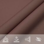 vidaXL Slnečná plachta Hnedá 6 x 2,5 m 100% polyester Oxford – Obrázok 6