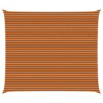 vidaXL Slnečná plachta Oranžová a hnedá 7 x 6 m 100% polyester Oxford – Obrázok 2