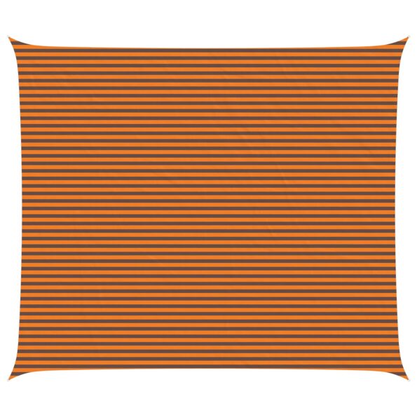 vidaXL Slnečná plachta Oranžová a hnedá 7 x 6 m 100% polyester Oxford – Obrázok 2