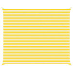 vidaXL Slnečná plachta Žltá a biela 6 x 5 m 100% polyester Oxford – Obrázok 2