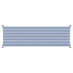 vidaXL Slnečná plachta Modrá a biela 6 x 2 m 100% polyester Oxford – Obrázok 2
