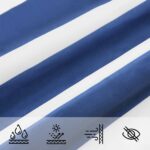 vidaXL Slnečná plachta Modrá a biela 6 x 2 m 100% polyester Oxford – Obrázok 6
