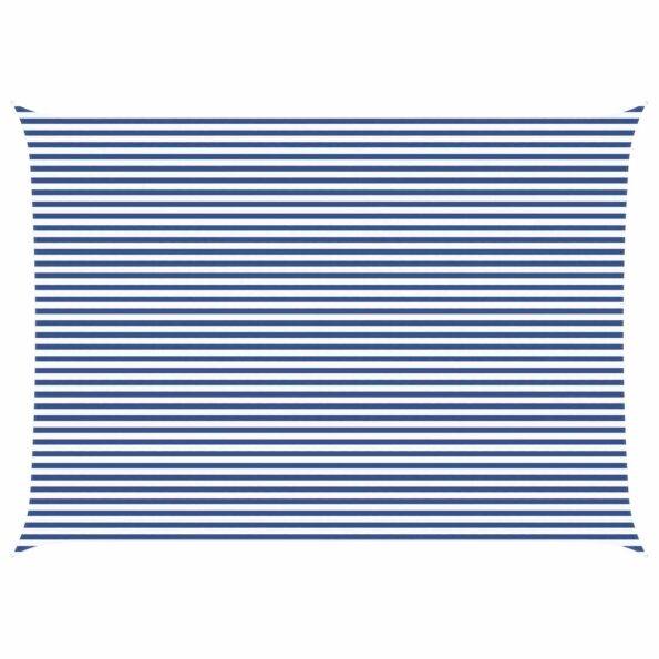 vidaXL Slnečná plachta Modrá a biela 7 x 5 m 100% polyester Oxford – Obrázok 2