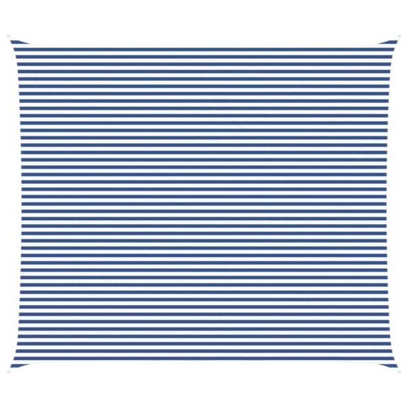 vidaXL Slnečná plachta Modrá a biela 7 x 6 m 100% polyester Oxford – Obrázok 2
