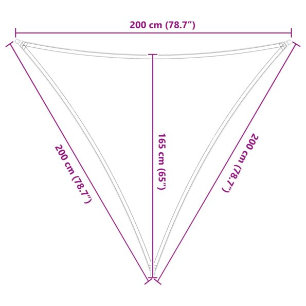 vidaXL Slnečná plachta Modrá a biela 2 x 2 x 2 m 100% polyester Oxford – Obrázok 10