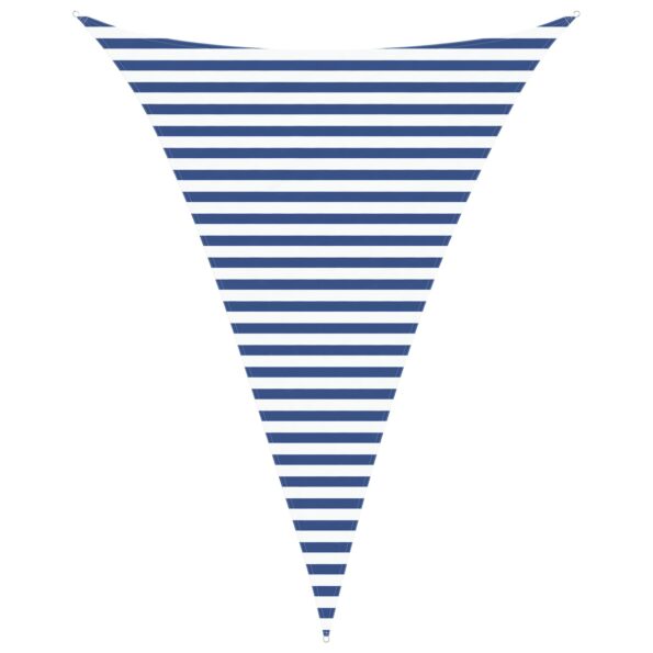vidaXL Slnečná plachta Modrá a biela 3 x 4 x 4 m 100% polyester Oxford – Obrázok 2